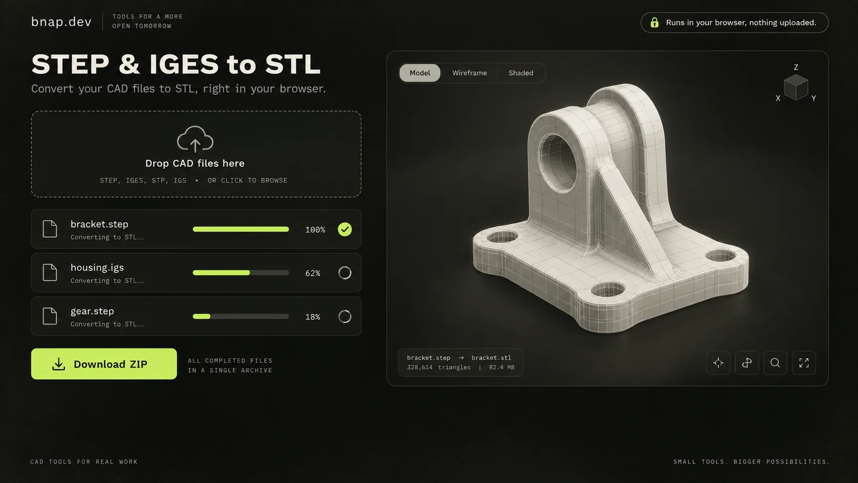 3D Converter preview