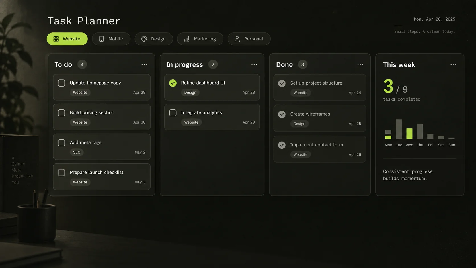 Task Planner preview